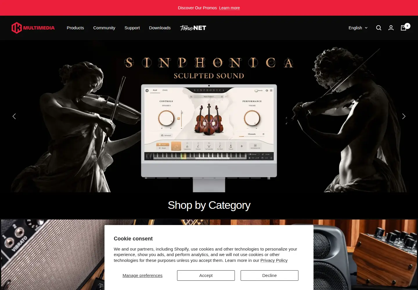 Screenshot of ikmultimedia.com