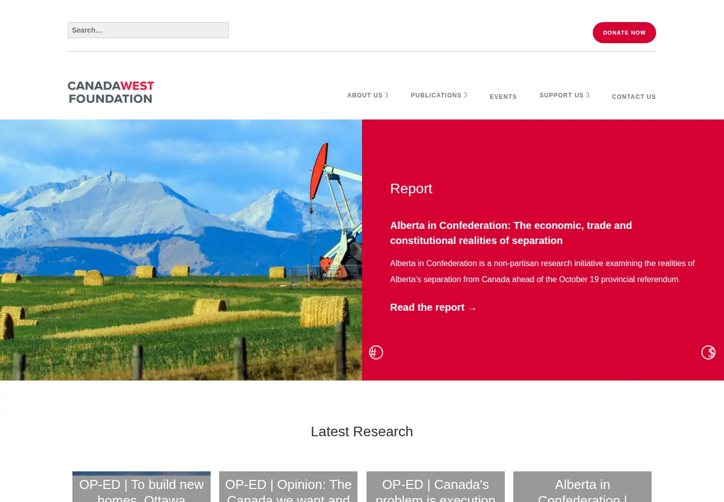 Screenshot of cwf.ca
