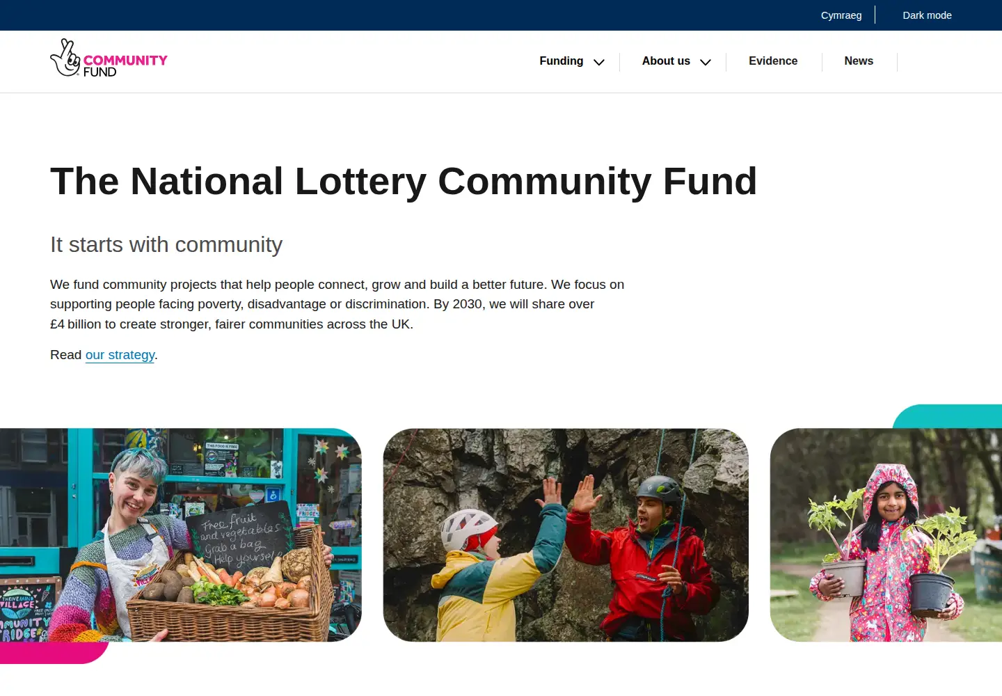 Screenshot of tnlcommunityfund.org.uk