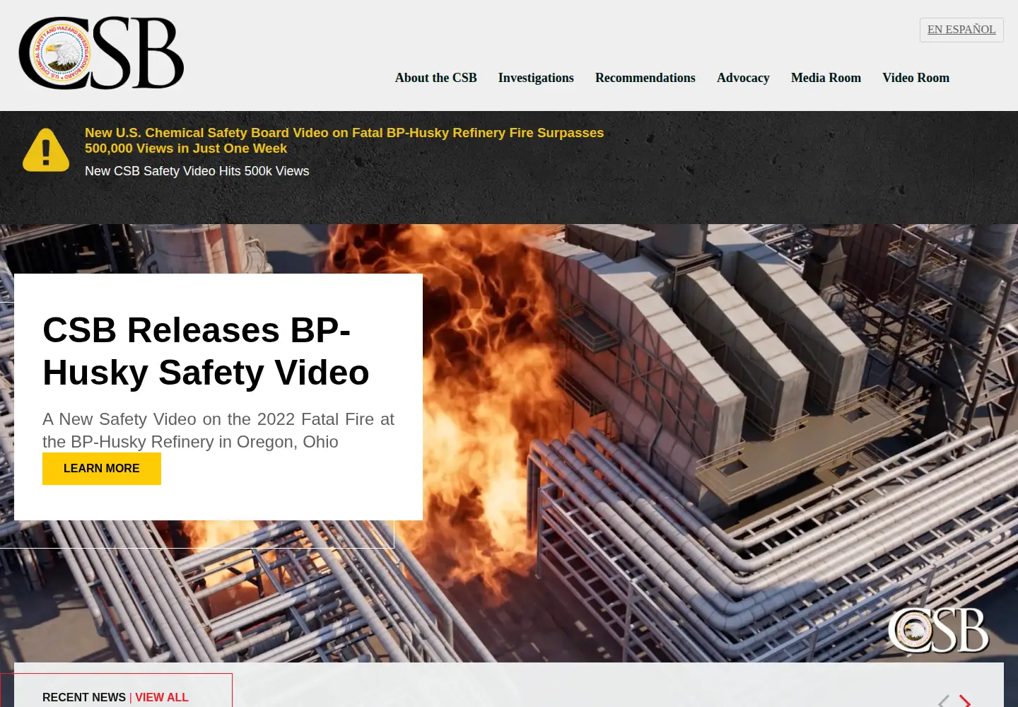 Screenshot of csb.gov