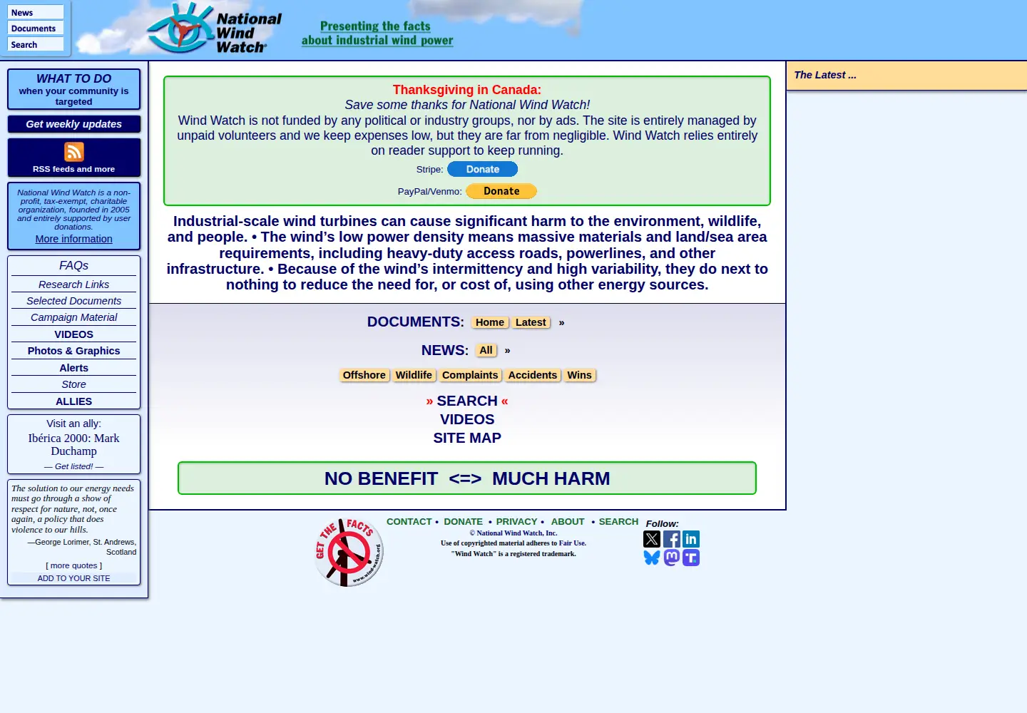 Screenshot of wind-watch.org