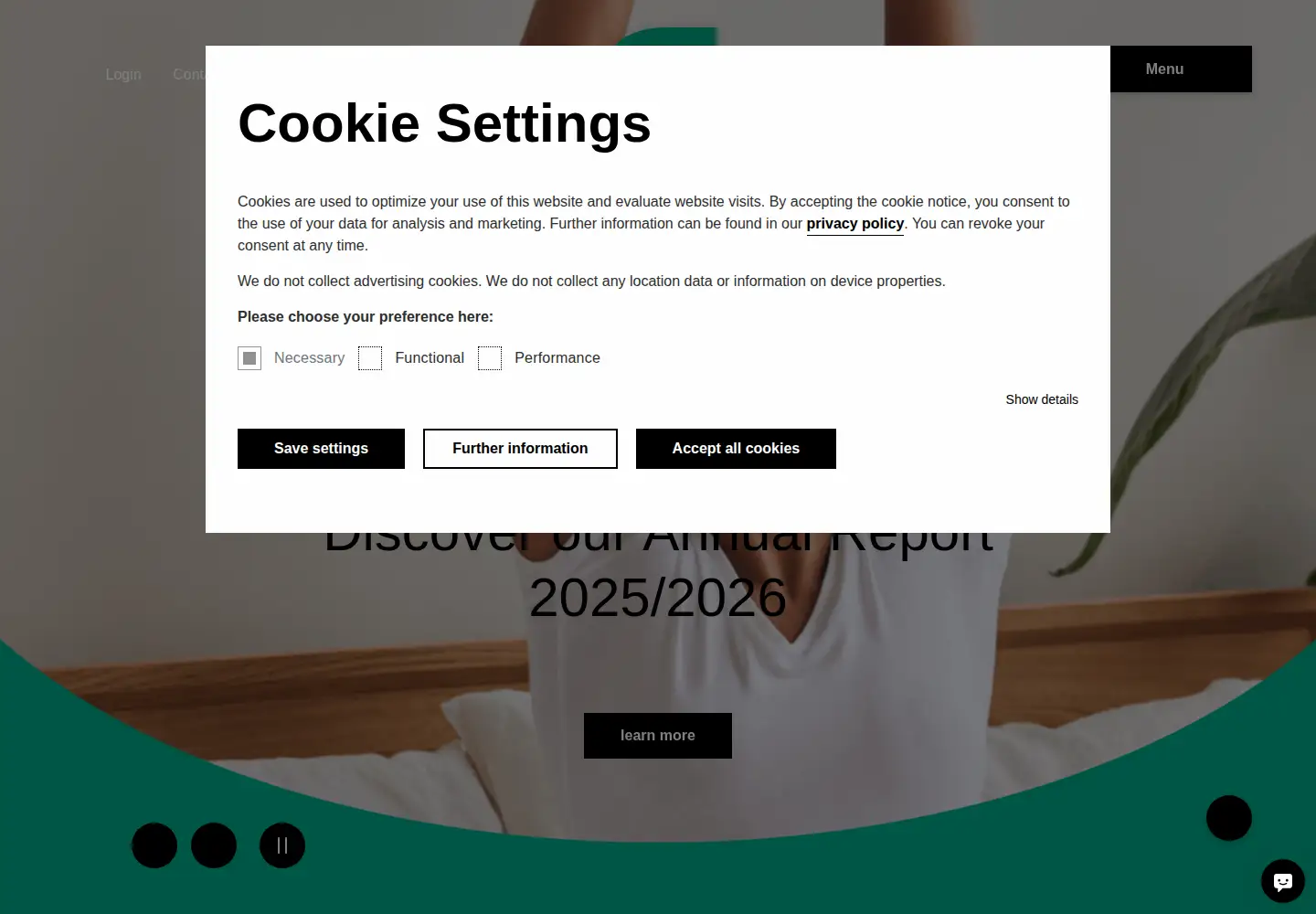 Captured homepage of oeko-tex.com in the current scan