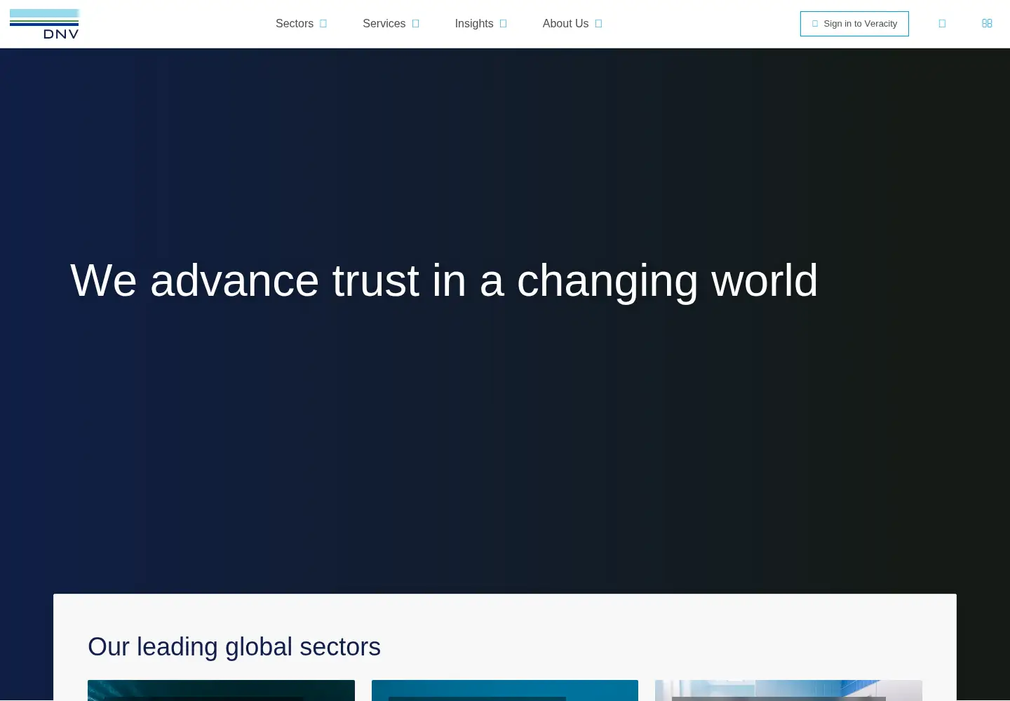 Screenshot of dnvgl.com