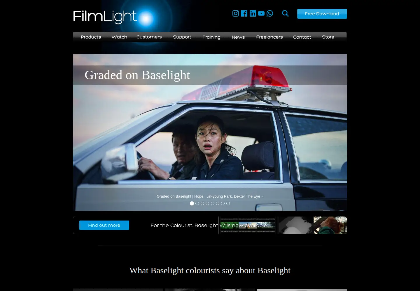 Screenshot of filmlight.ltd.uk