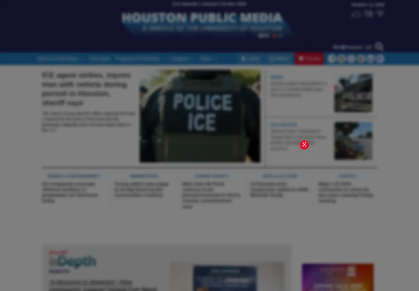 Screenshot of houstonpublicmedia.org