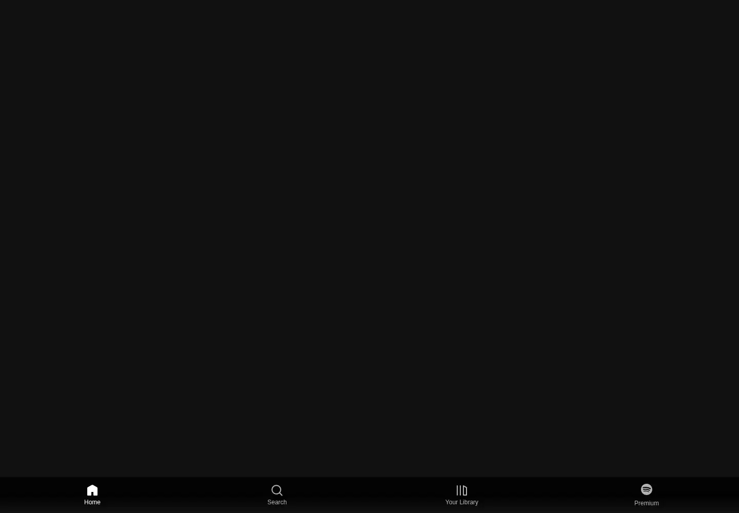 Screenshot of spotify.com