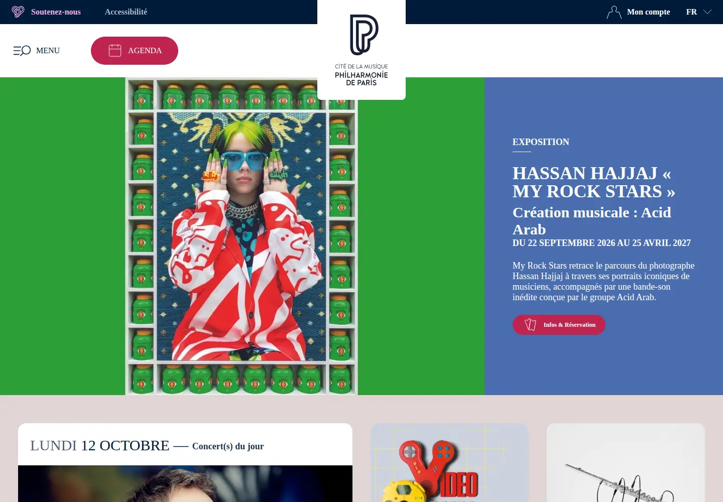 Screenshot of philharmoniedeparis.fr