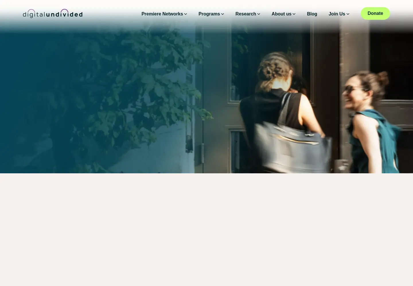 Screenshot of digitalundivided.com
