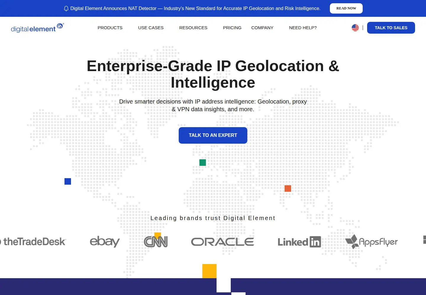 Screenshot of digitalelement.com
