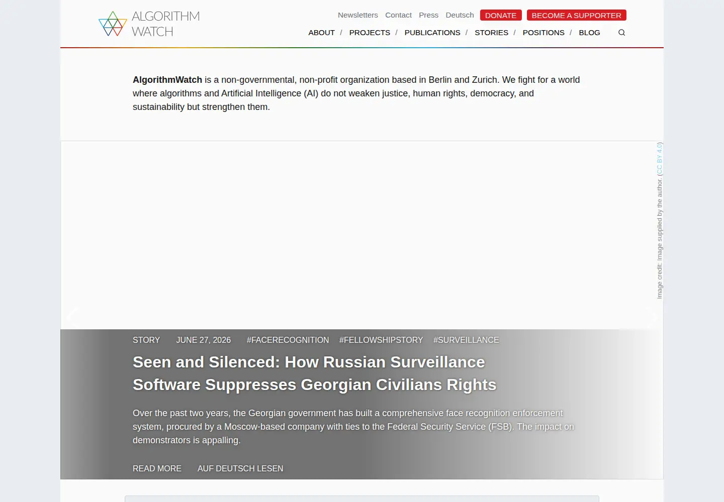 Screenshot of algorithmwatch.org