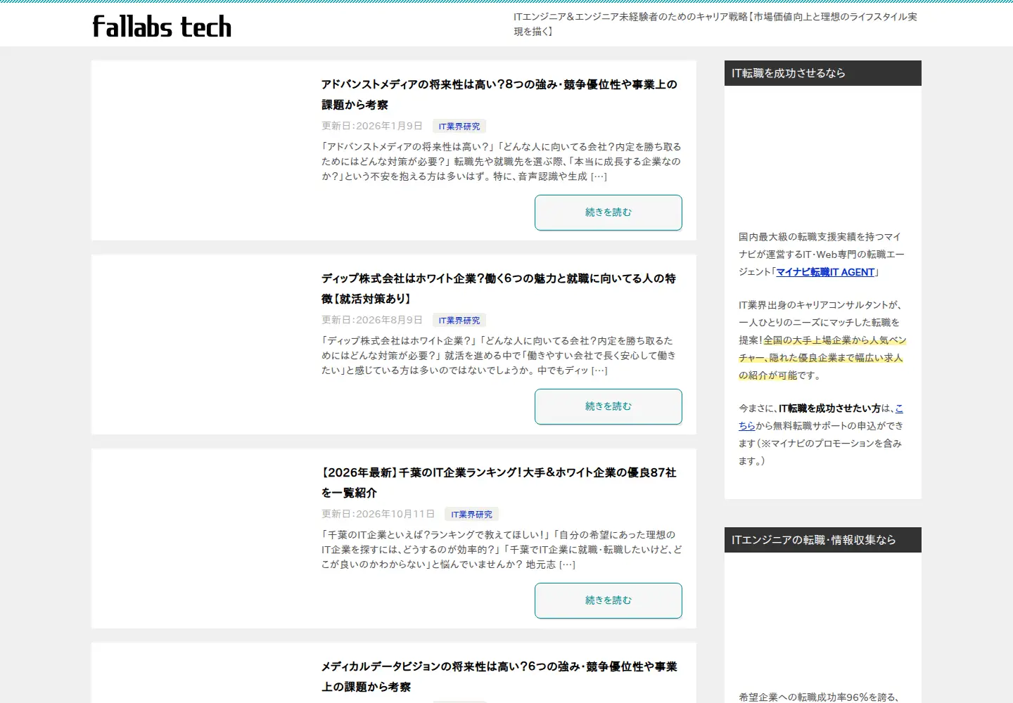 Captured homepage of fallabs.com in the current scan