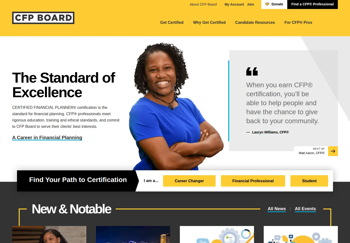 Screenshot of cfp.net