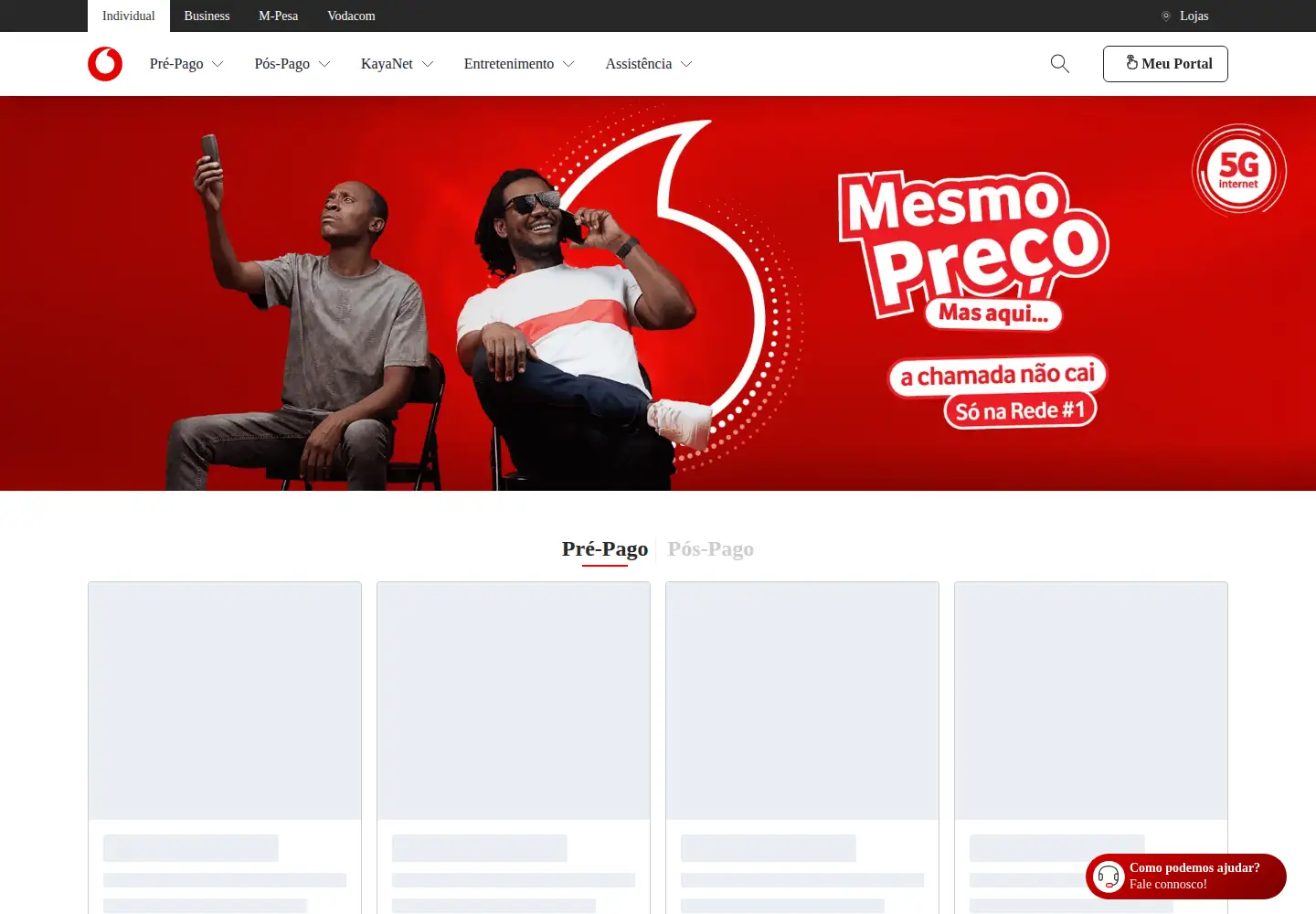 Screenshot of vm.co.mz