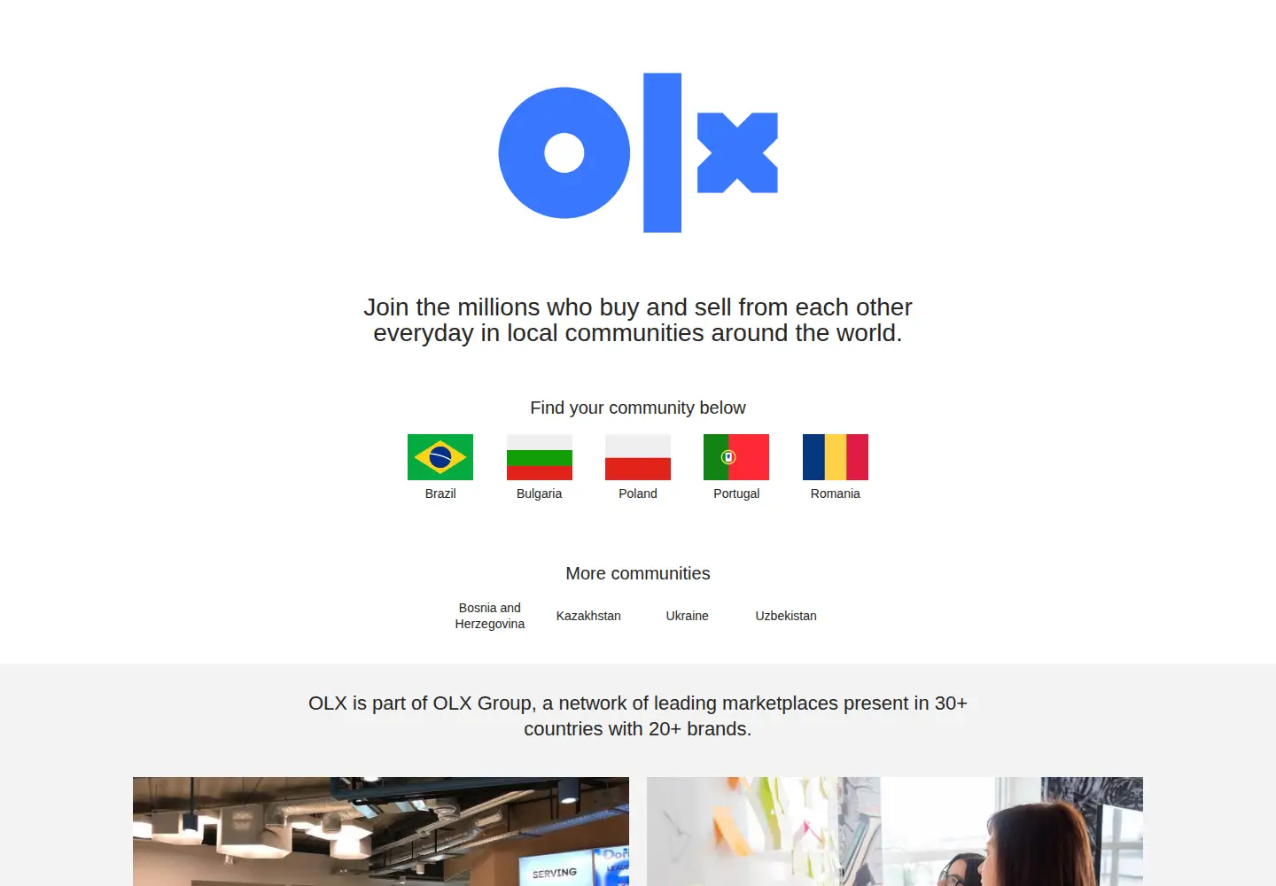 Screenshot of olx.com
