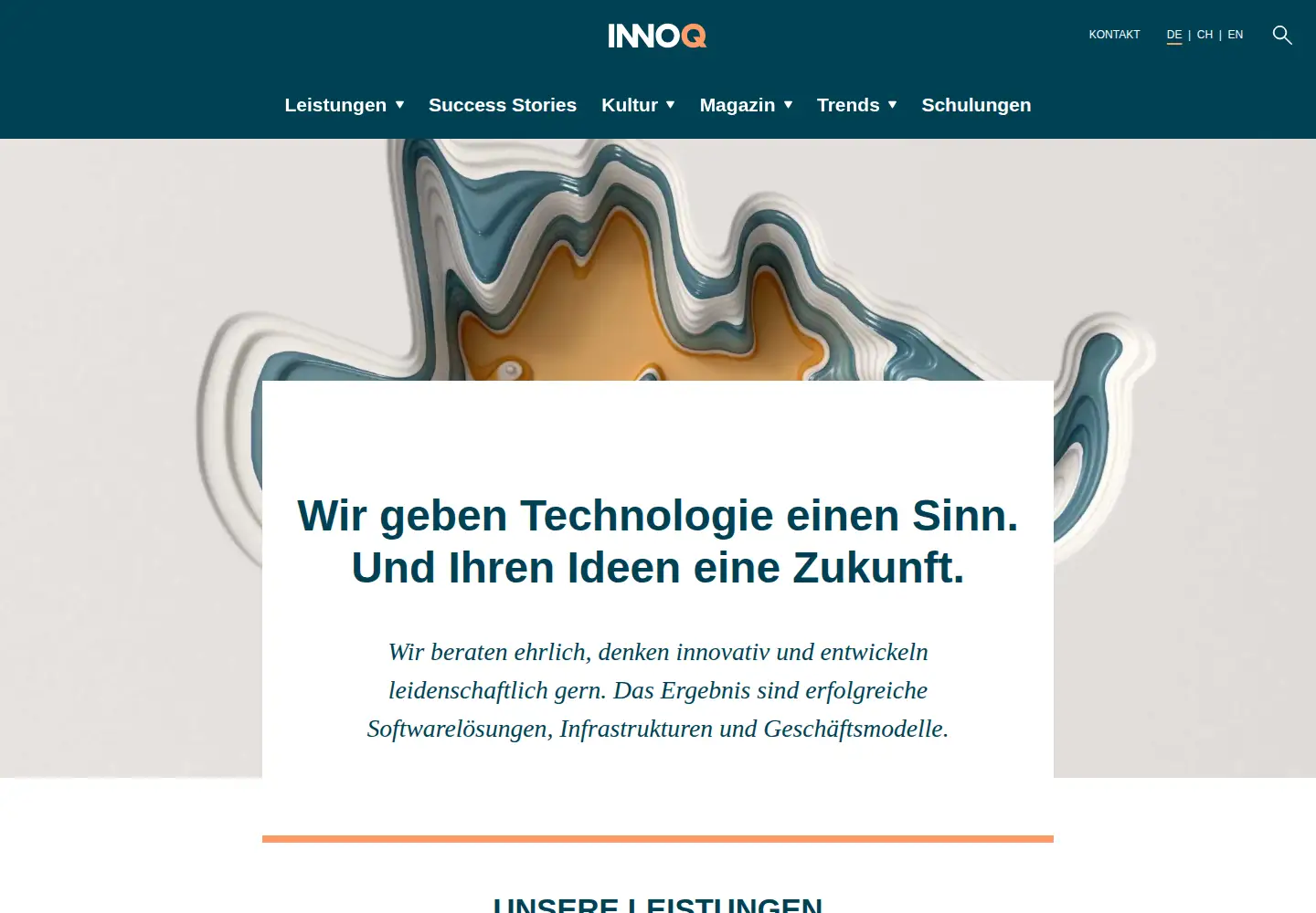 Screenshot of innoq.com