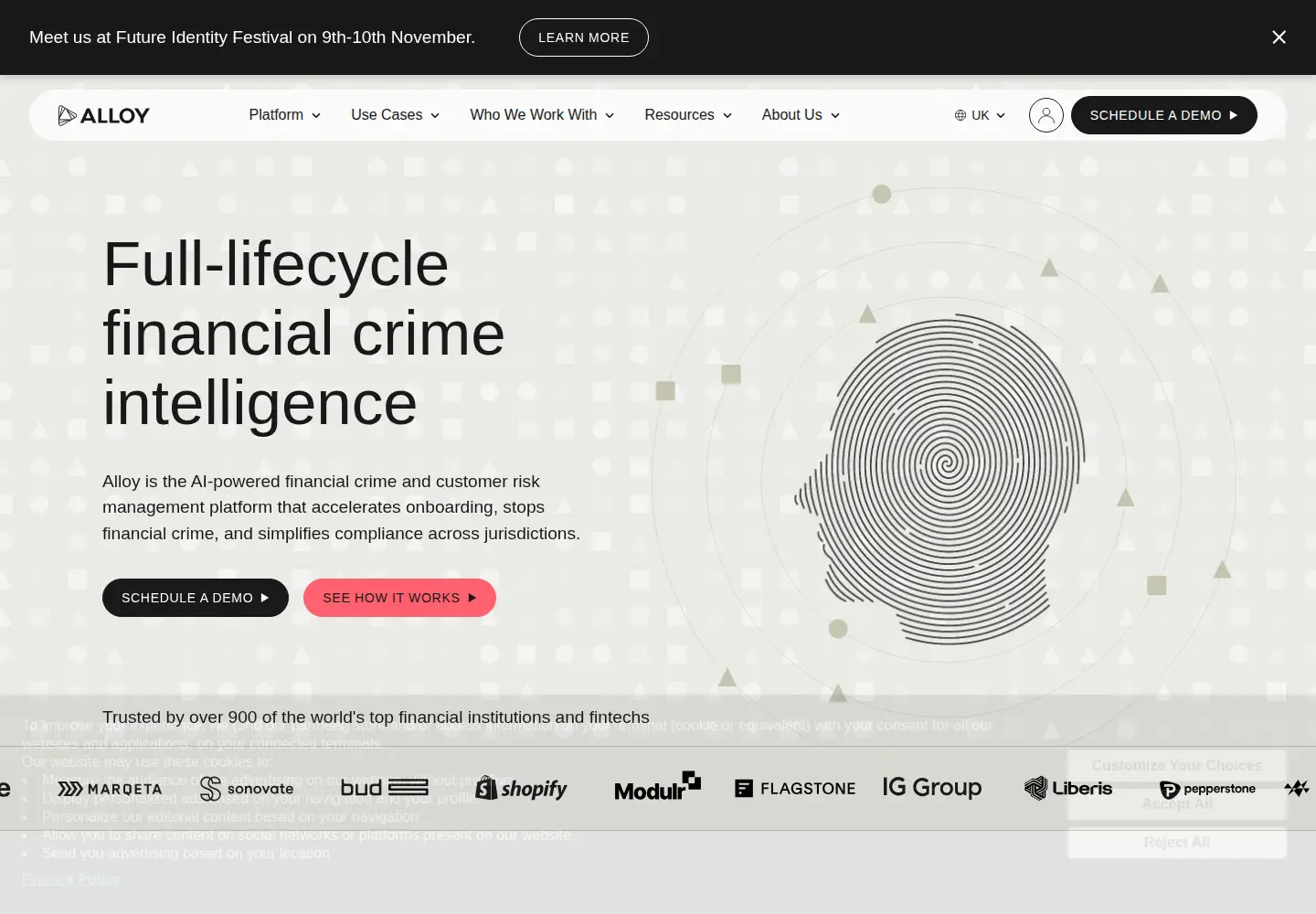 Screenshot of alloy.com