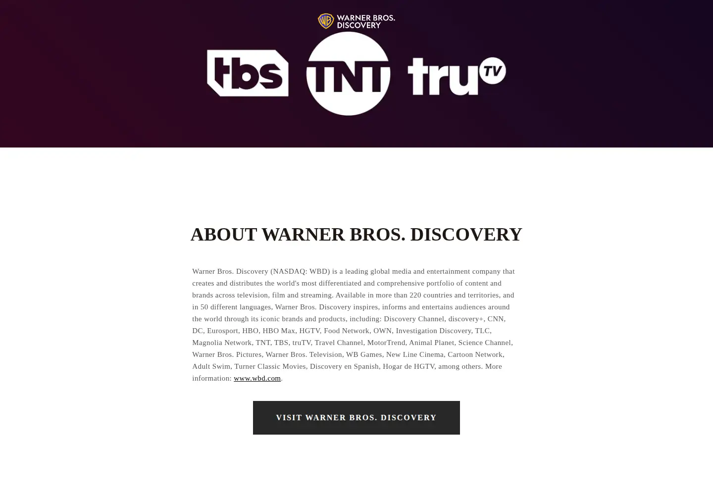 Captured homepage of tntdrama.com in the current scan