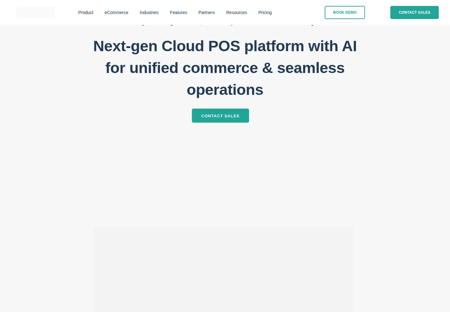 Captured homepage of connectpos.com in the current scan