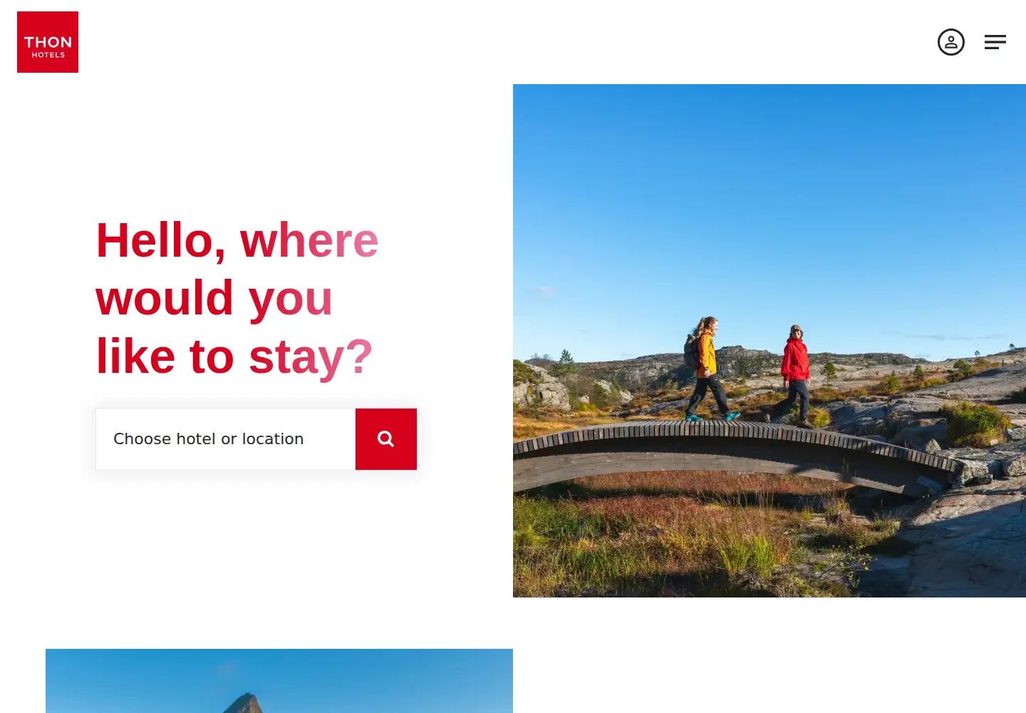 Screenshot of thonhotels.com