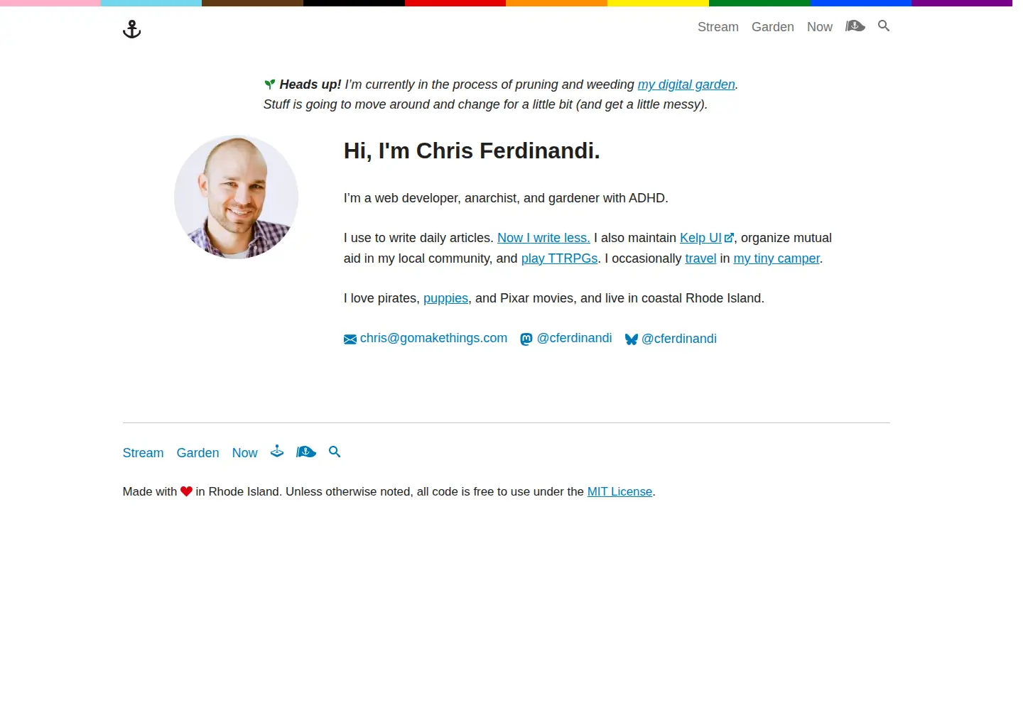 Screenshot of gomakethings.com