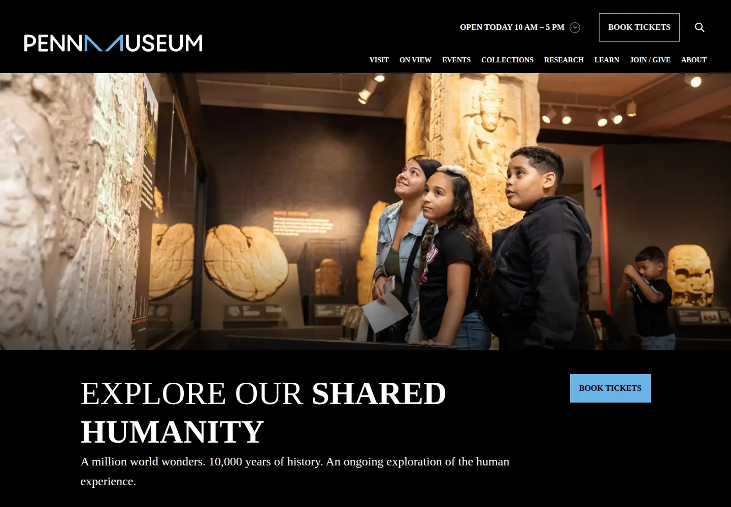 Screenshot of penn.museum