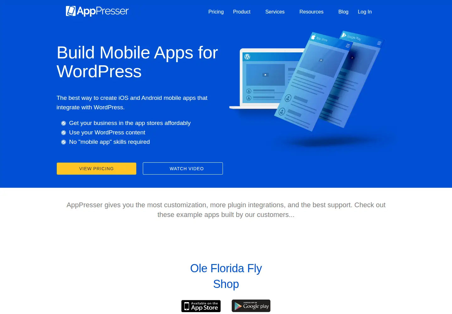 Screenshot of apppresser.com
