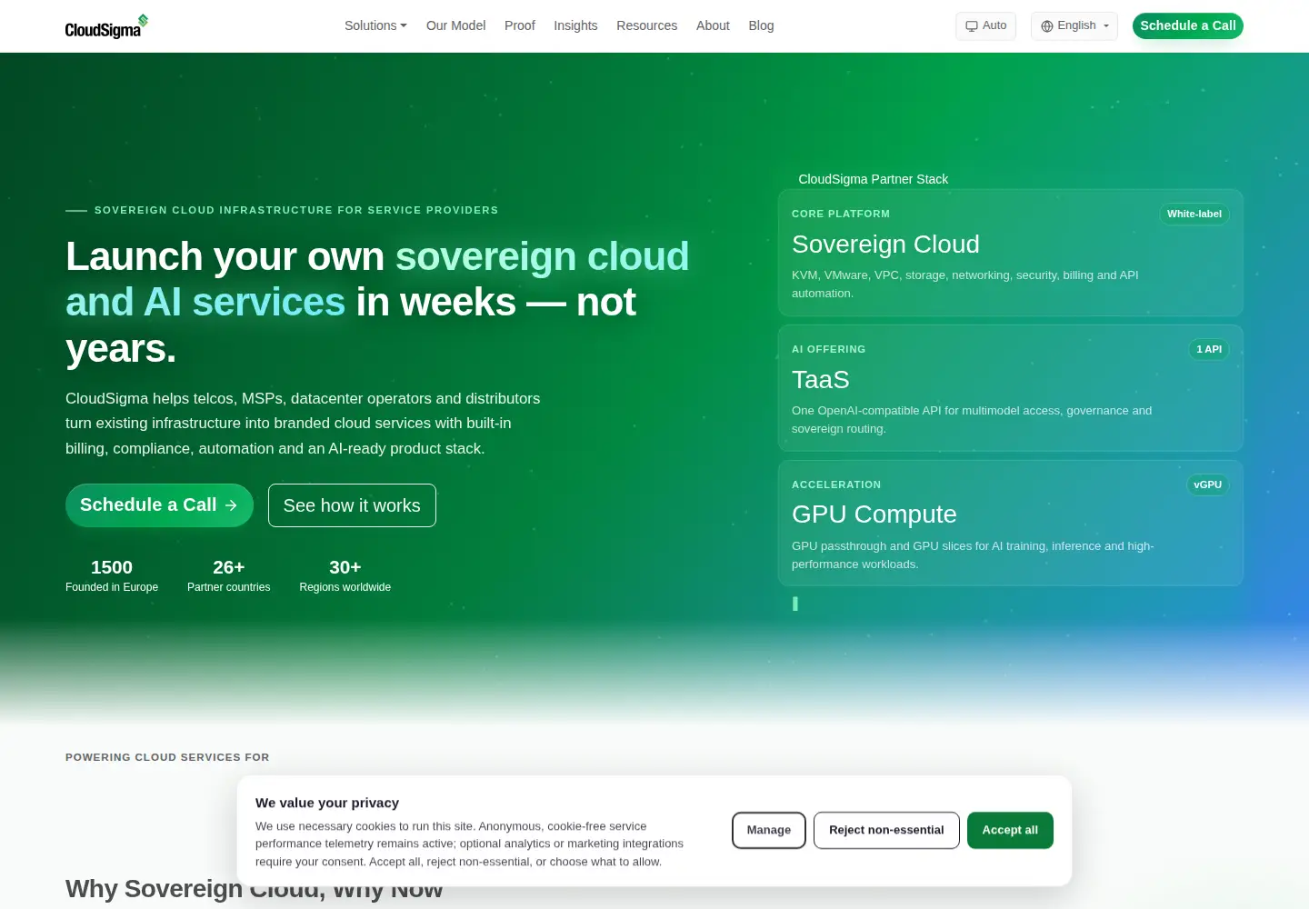 Screenshot of cloudsigma.com