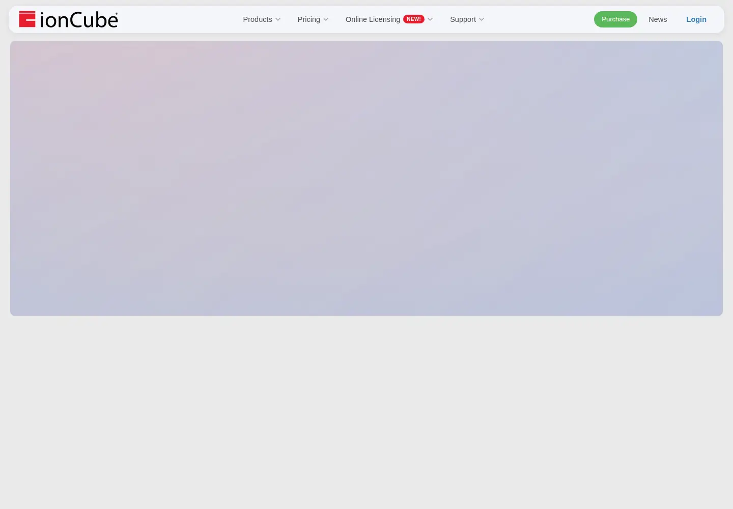 Screenshot of ioncube.com