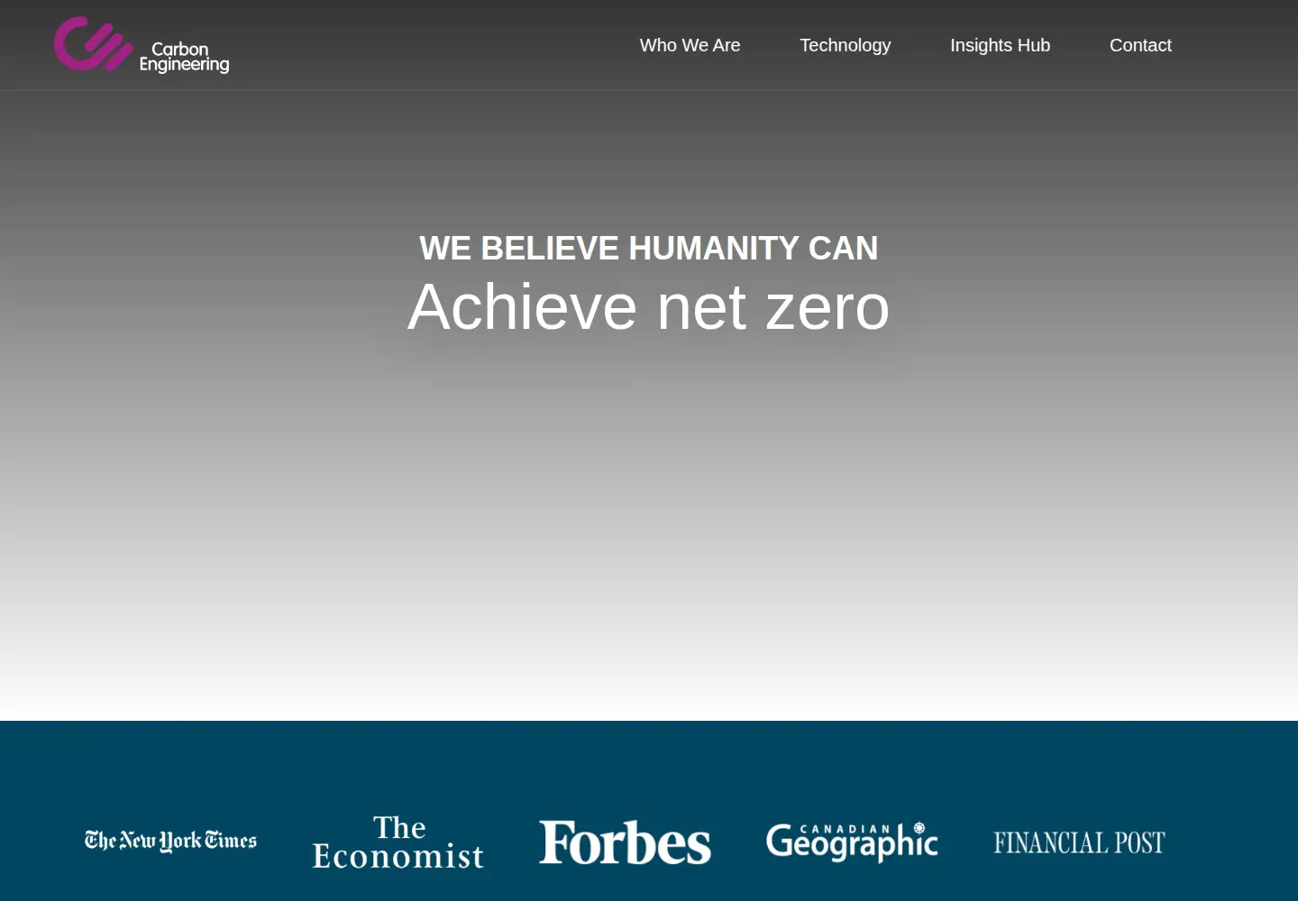 Screenshot of carbonengineering.com