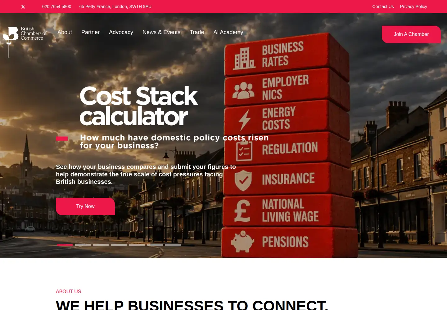 Screenshot of britishchambers.org.uk