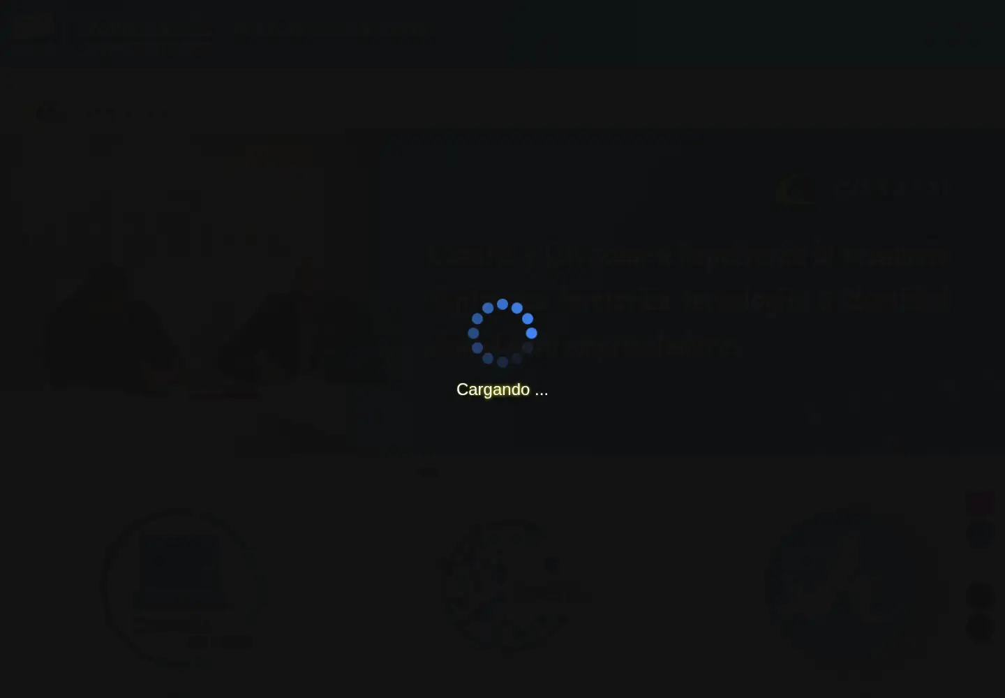 Screenshot of conatel.gob.ve