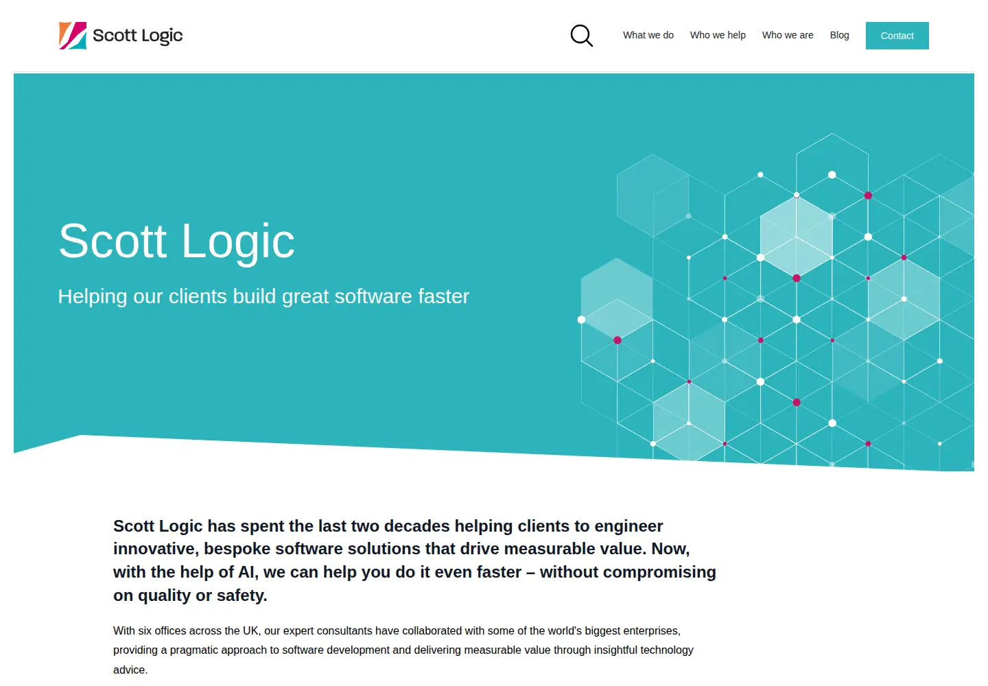 Screenshot of scottlogic.com