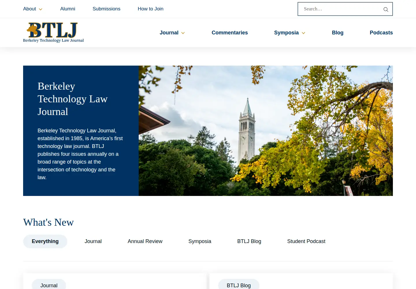 Screenshot of btlj.org