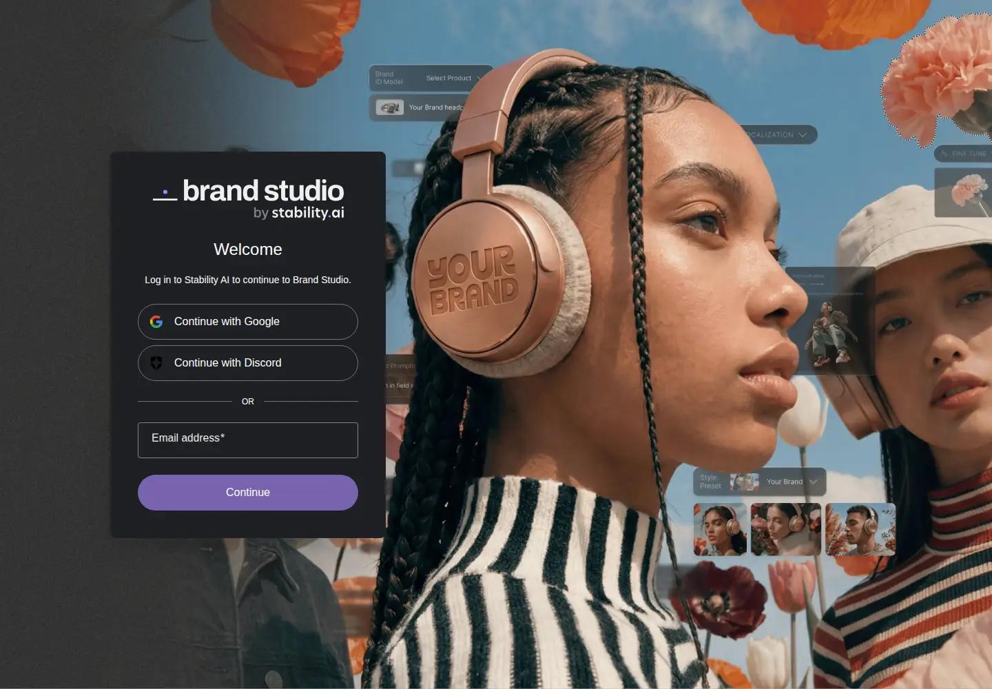 Captured homepage of dreamstudio.ai in the current scan