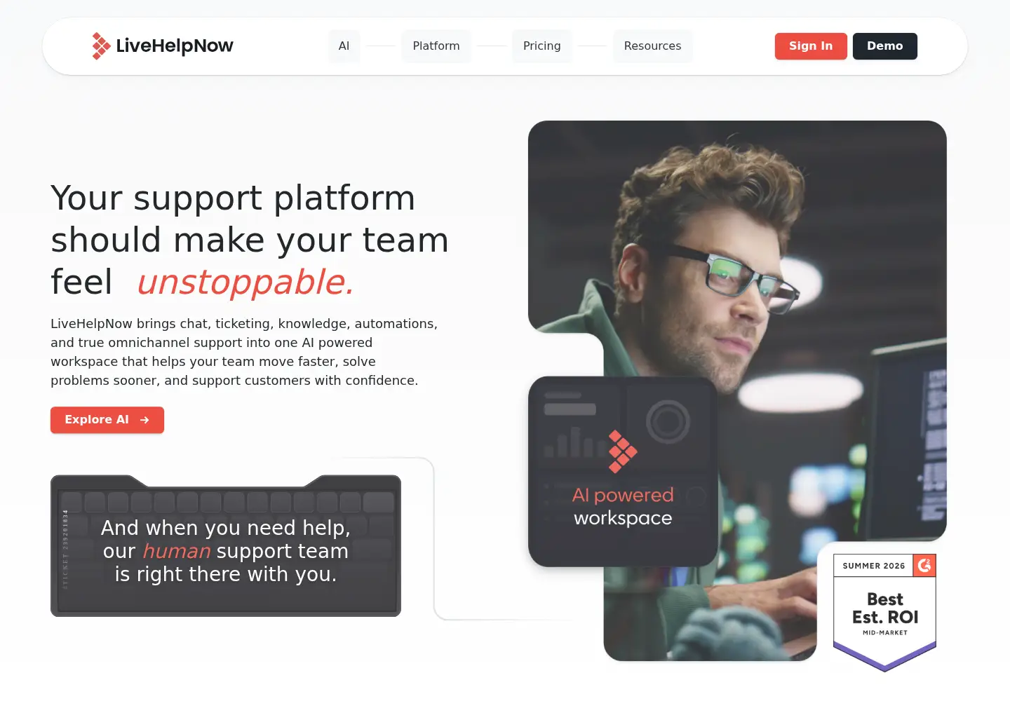 Screenshot of livehelpnow.net