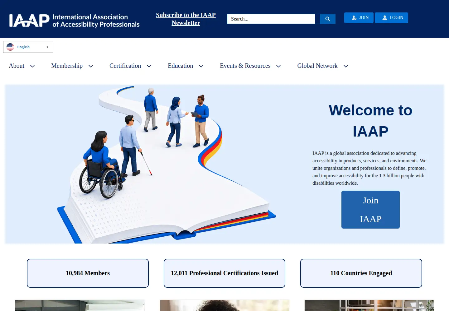 Screenshot of accessibilityassociation.org
