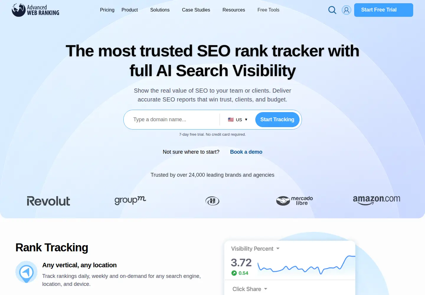 Screenshot of advancedwebranking.com