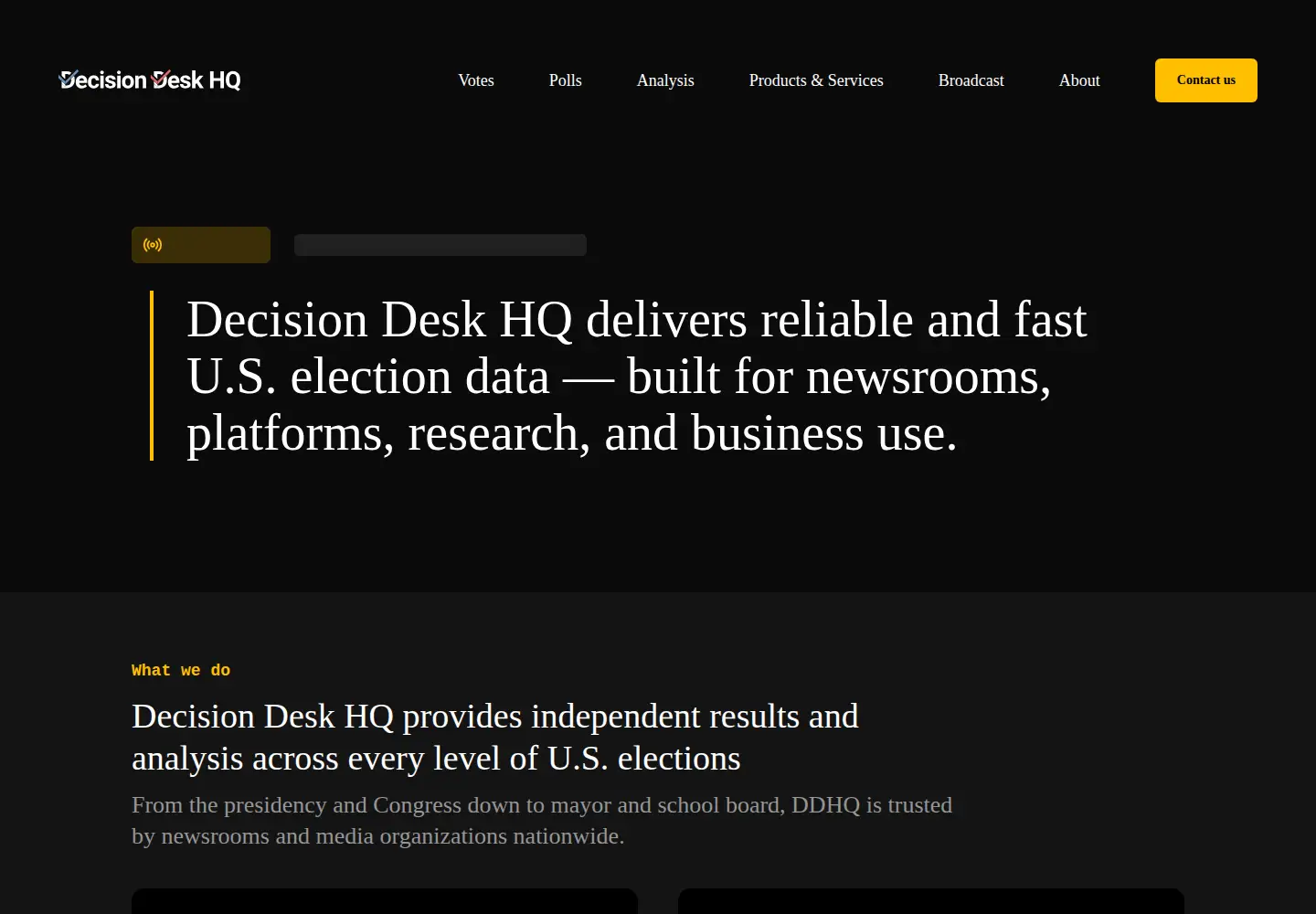 Captured homepage of decisiondeskhq.com in the current scan