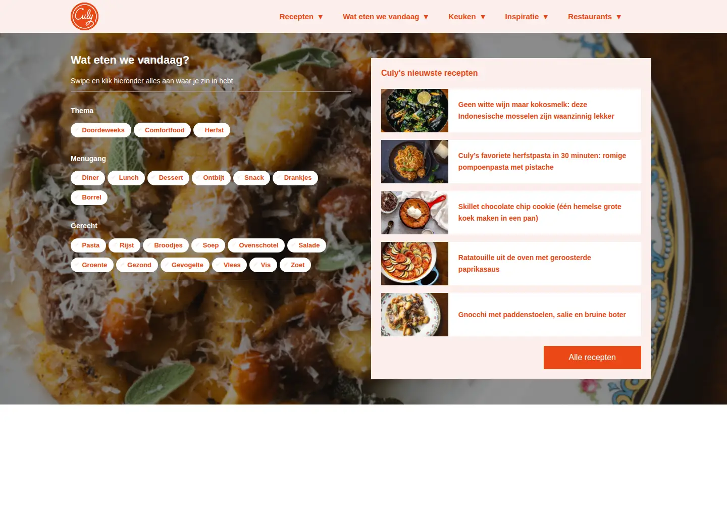 Screenshot of culy.nl