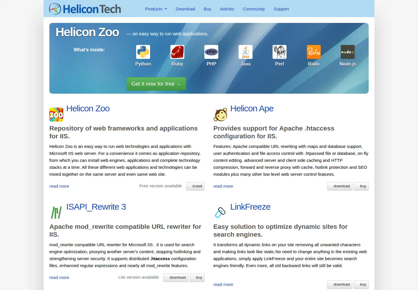 Screenshot of isapirewrite.com