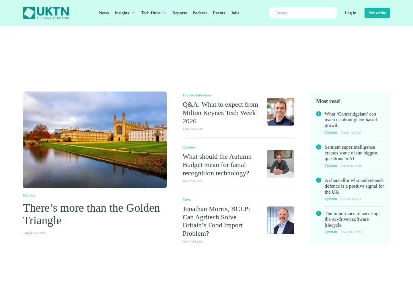 Screenshot of uktech.news