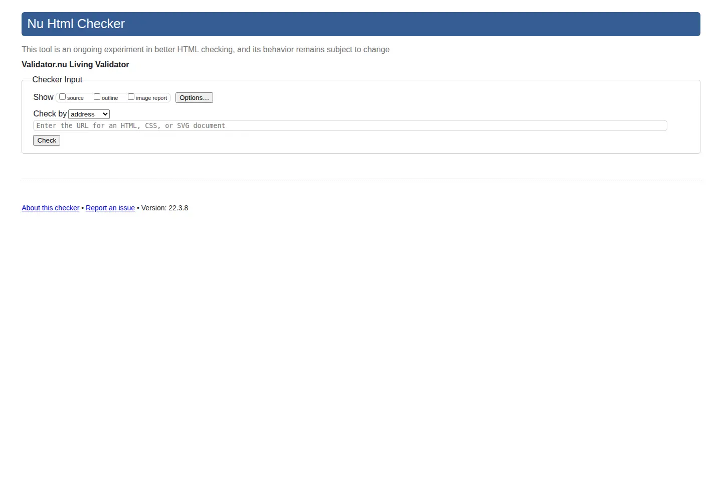 Screenshot of validator.nu