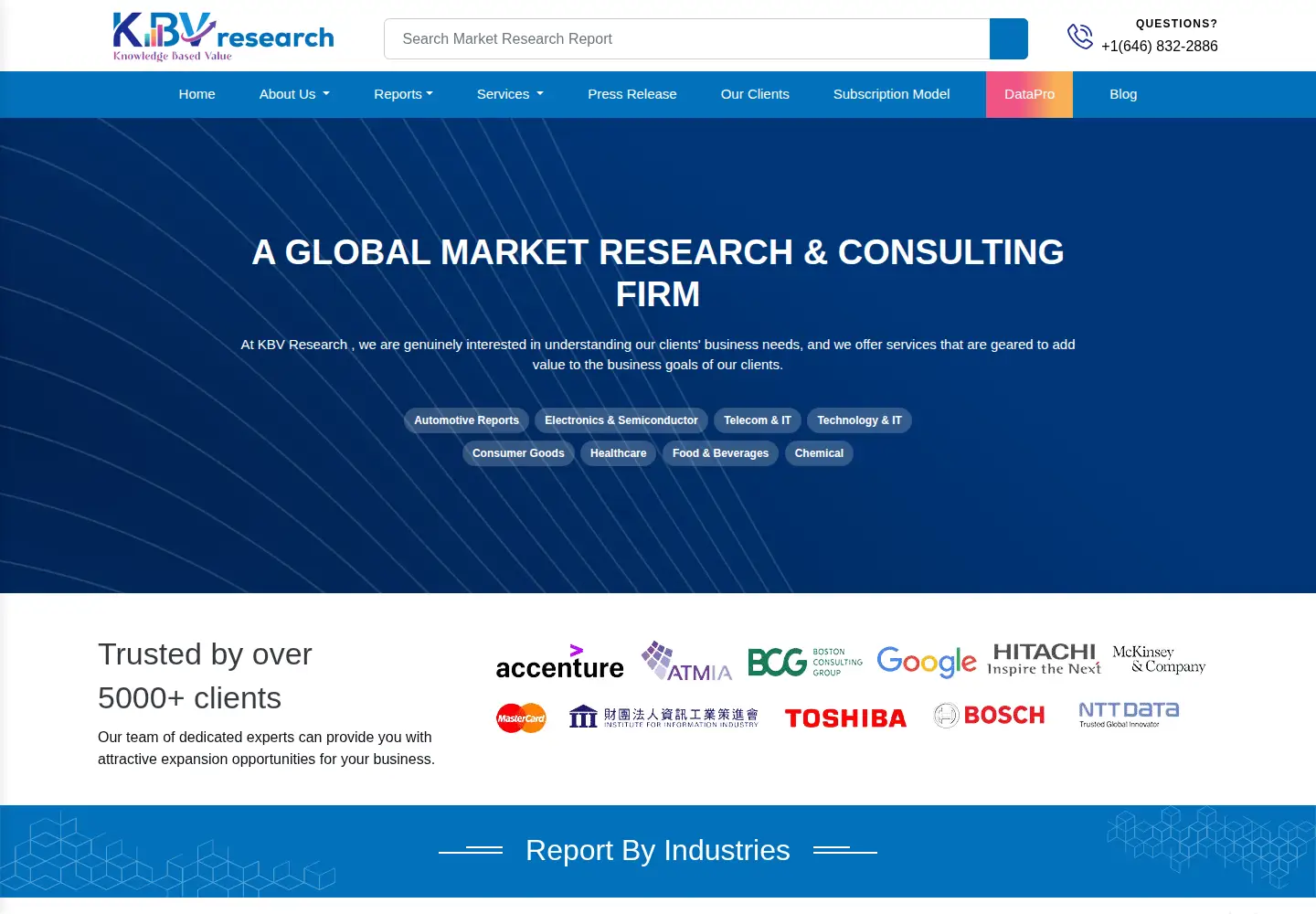 Screenshot of kbvresearch.com