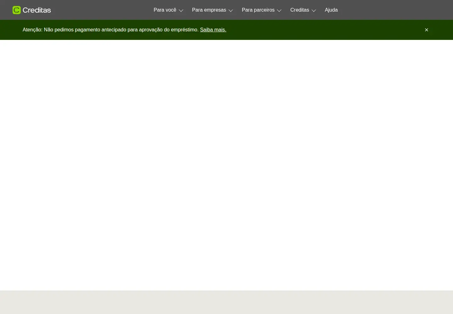 Screenshot of creditas.com