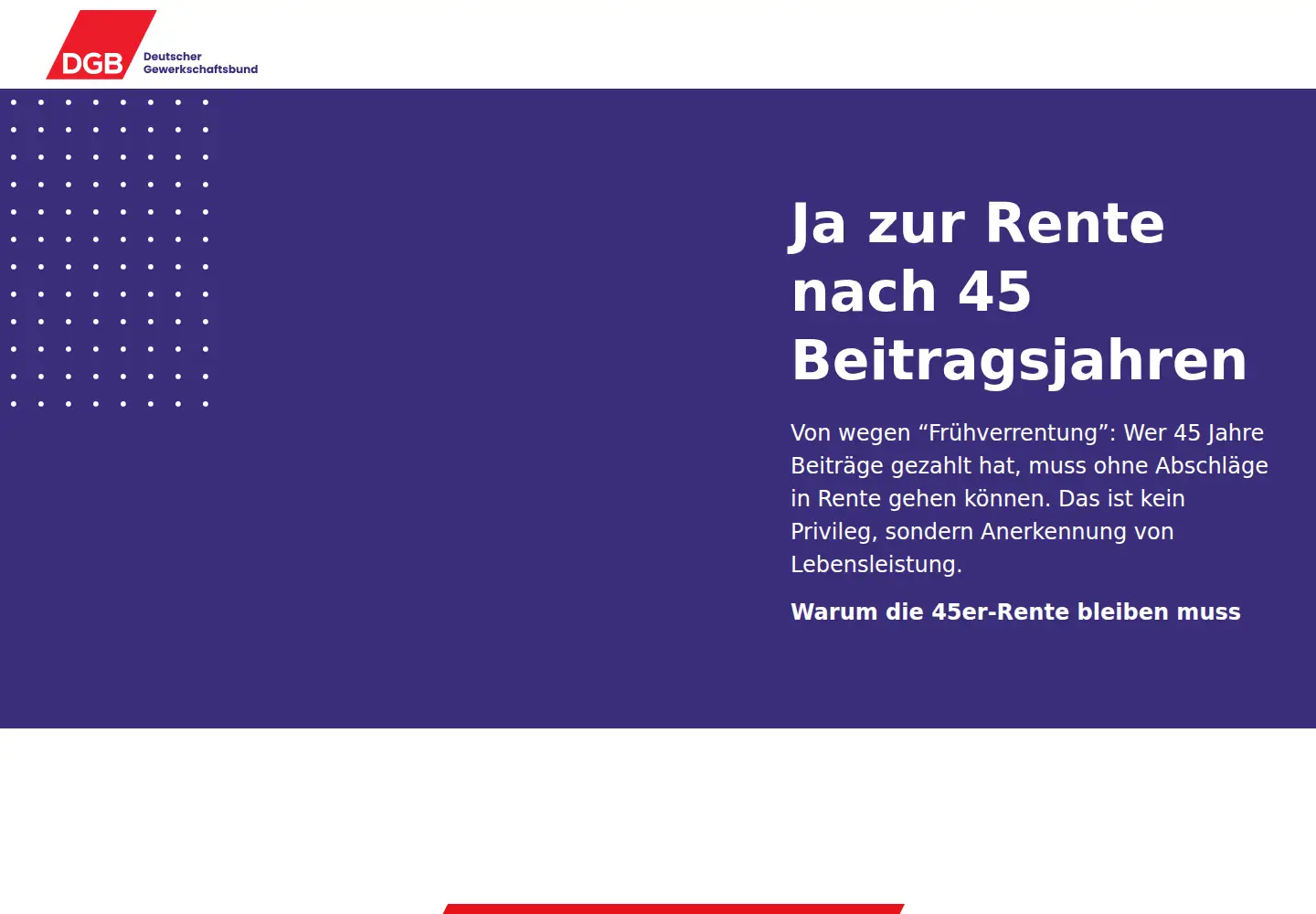 Screenshot of dgb.de