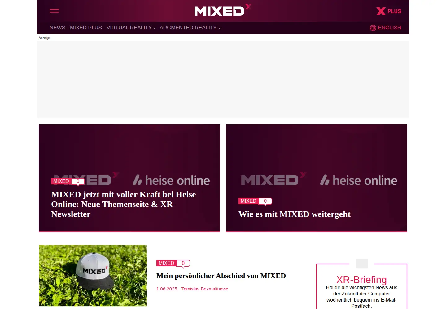 Screenshot of mixed.de