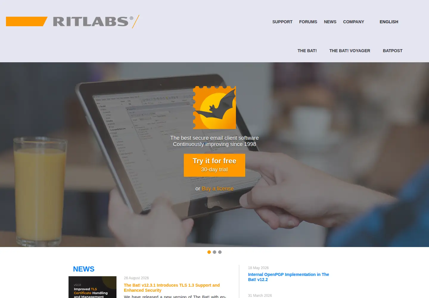 Screenshot of ritlabs.com