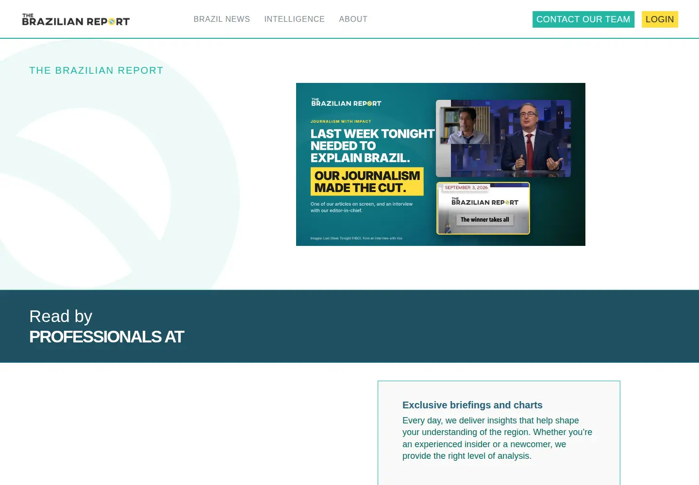 Screenshot of brazilian.report