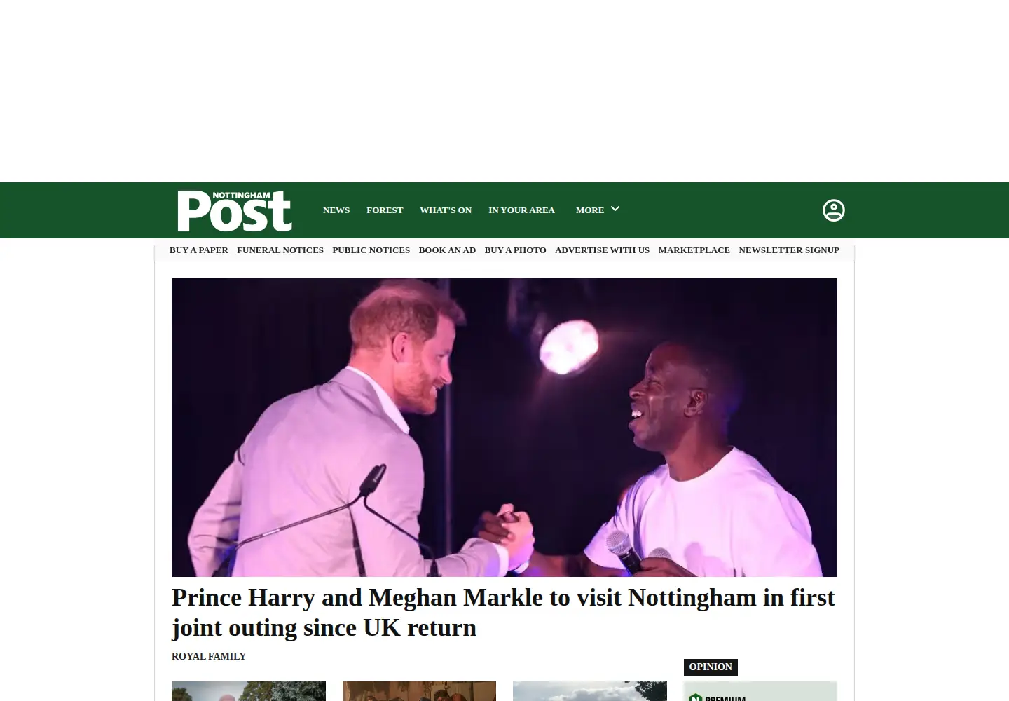 Screenshot of nottinghampost.com