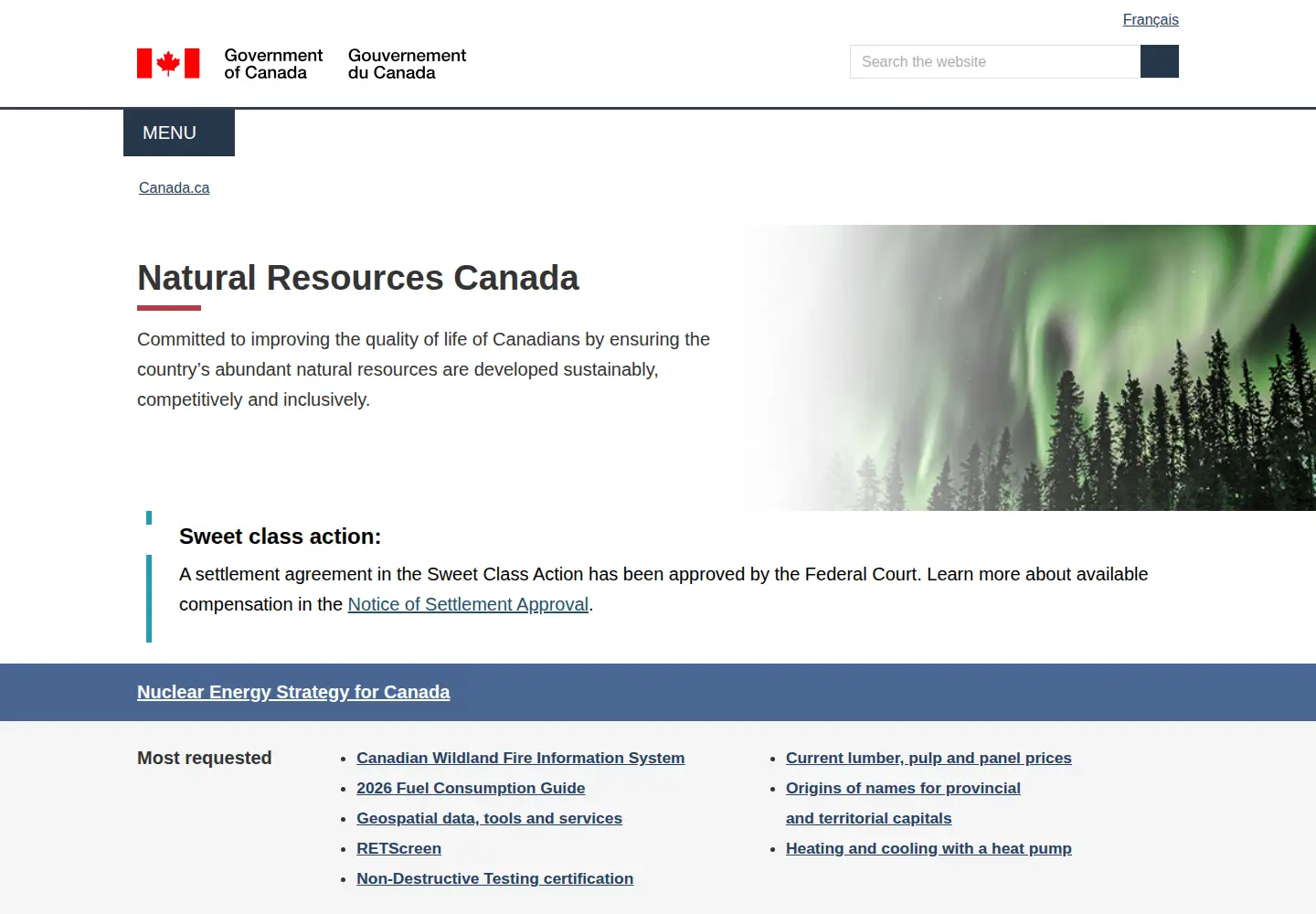 Screenshot of nrcan-rncan.gc.ca